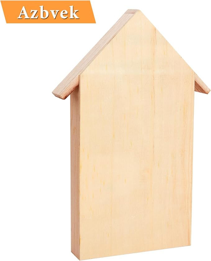 Wooden Insect House Hotel for Bee, Butterfly, Ladybirds, Beneficial Insect Habitat, Bug Hotel Garden 11.7" x 7.7" (C)