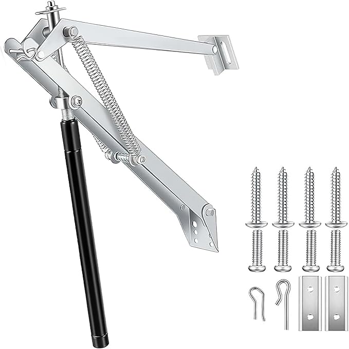 CHANGE MOORE Auto Vent Opener Automatic Greenhouse Window Opener Roof Vent Opener Auto Vent Kit Sensitive Gardening Tools Automatic Greenhouses Supplies (Dual Spring Up to 33lbs)