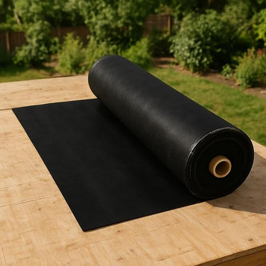 Double Layer 5.8oz Woven Weed Barrier Fabric，Commercial-Grade Double Layer UV-Resistant Landscape Ground Cover for Gardening Beds,Landscape Matting for Gardening Beds, Nurseries, Vineyards & Agricult
