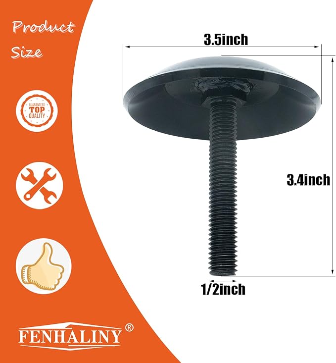 2873423 Snow Plow Skid Shoes Kit Compatible with Polaris Ranger, Razor, or ATV plow Super Heavy-Duty Skid Shoes