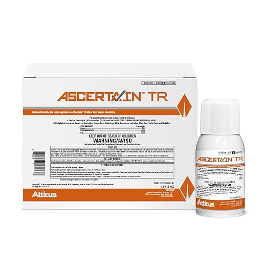 Atticus Ascertain TR Greenhouse Fogger (2oz Can) - (Compare to Attain) - Total Release Bifenthrin Insecticide/Miticide - (Packaging May Vary) (12 Pack)