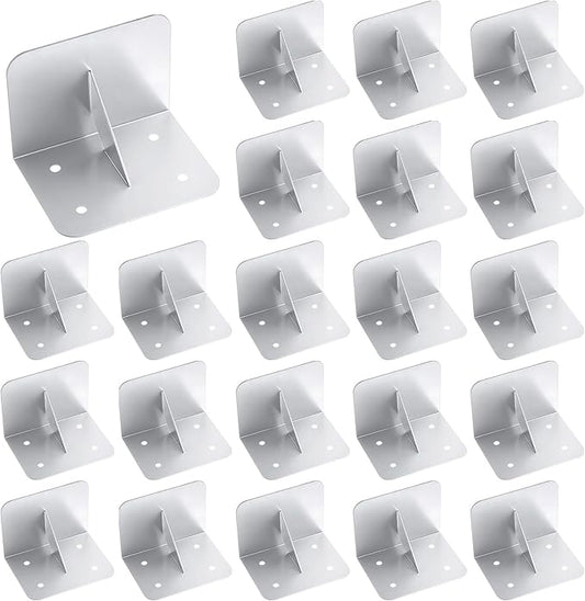 Taiyin 25 Pcs Snow Guards Stainless Steel Roofs Snow Stops 4 x 3 x 3 Inch Metal Prevent Ice Sliding Stop Buildup for Metal Roofs Steel Roof Winter Supplies, No Screws or Adhesives Included