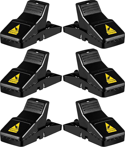 Rat Traps, Large Mice Traps for House, Mouse Trap Indoor Quick Effective Sanitary, Mice Snap Trap, Safe Rat Trap Catcher for Family and Pet