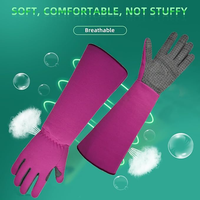 3-in-1 Gloves for Gardening, Farming & Cleaning, Stab-Proof, Anti-Slip, Wear-Resistant, Comfort, Breathable, Durable