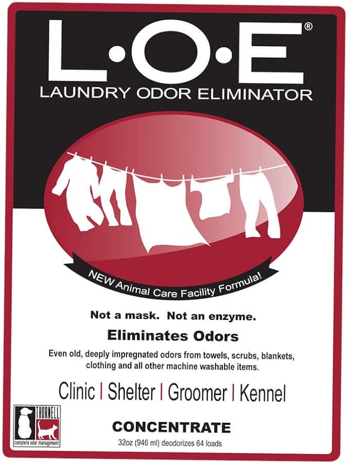 Odorcide Laundry Odor Eliminator Concentrate – Pet Odor Eliminator for Strong Odors – Pet Smell & Urine Odor Eliminator for Clothes – Laundry Odor Neutralizer w/Safe, Non-Enzymatic Formula (32 oz)