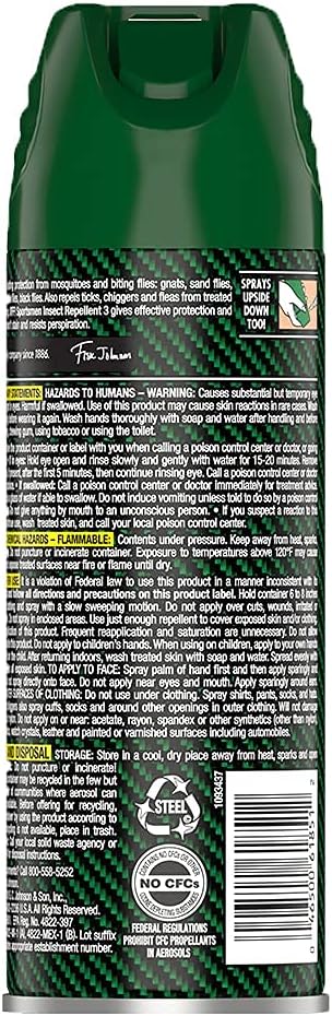 Off! Deep Woods Sportsman Insect Spray 6 Ounce (Pack of 8)