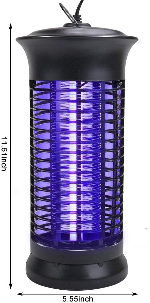 Bug Zapper Electric Indoor Insect Killer suspensible UV Light | Mosquito Killer Bug Fly Pests Attractant Trap Zapper Lamp w/Powerful 1000V Grid for Indoor Home Bedroom,Kitchen, Office