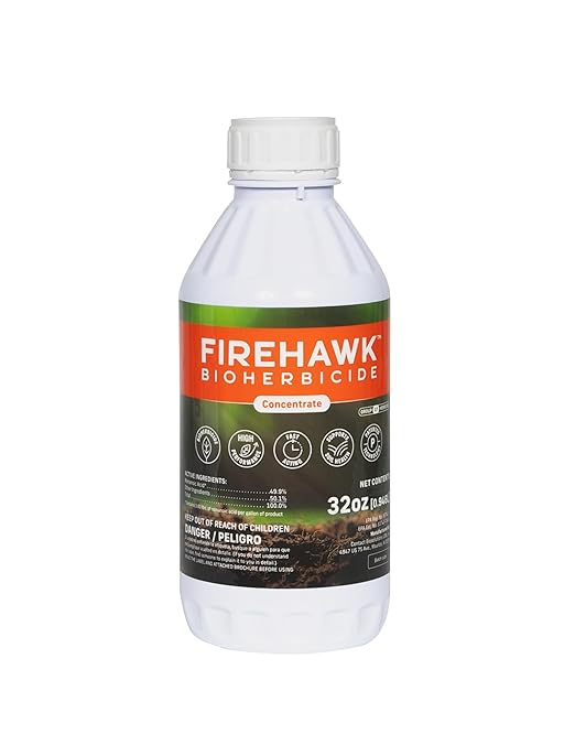 FireHawk™ Bioherbicide Concentrate 32 oz | Fast‑Acting Alternative Weed Killer | Soil‑Friendly Formula | Makes Up to 5+ gallons for Broad‑Spectrum Control