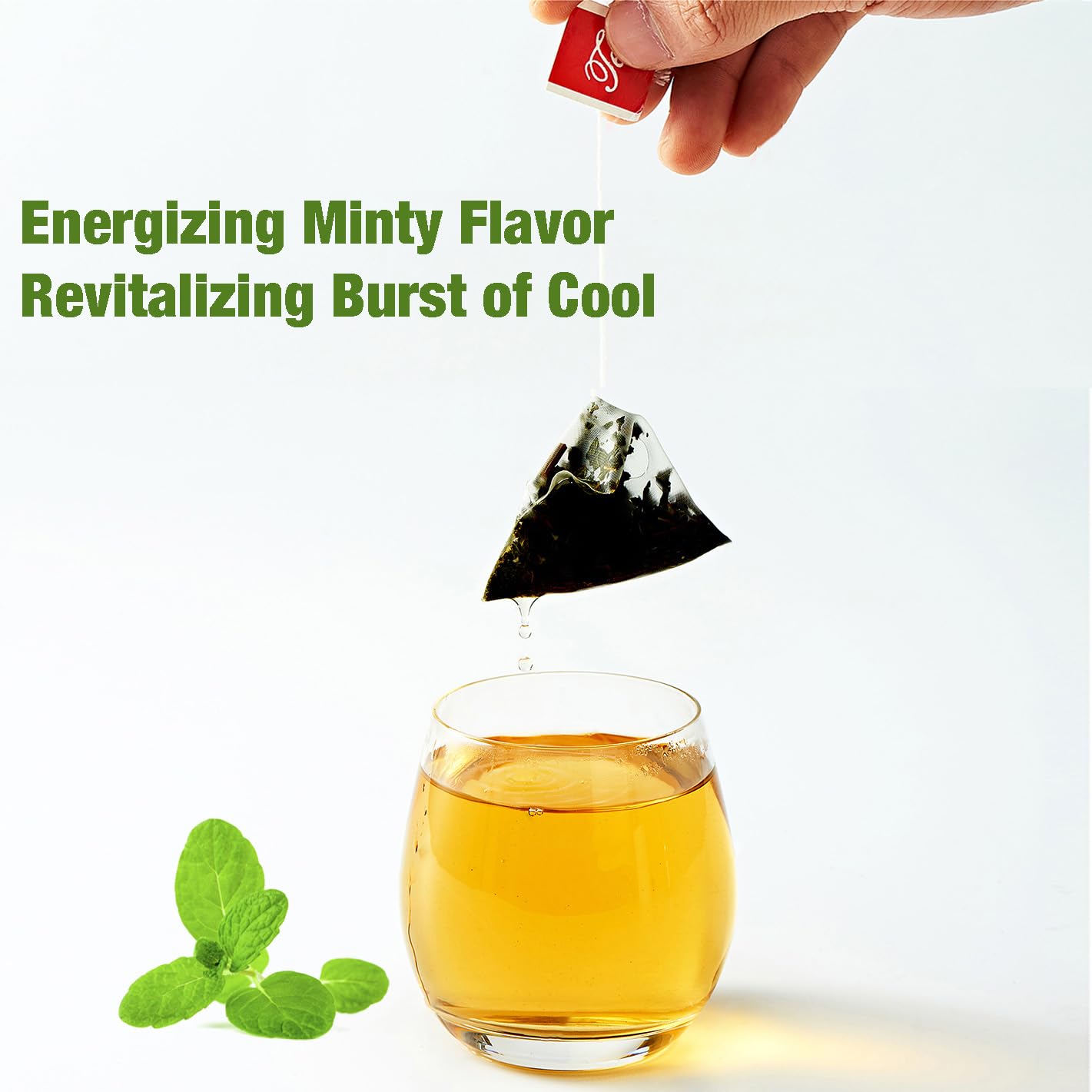 45 Spearmint Tea Bags - Traditional Herbal Mint Tea - Dried Spearmint Leaves - Caffeine-Free