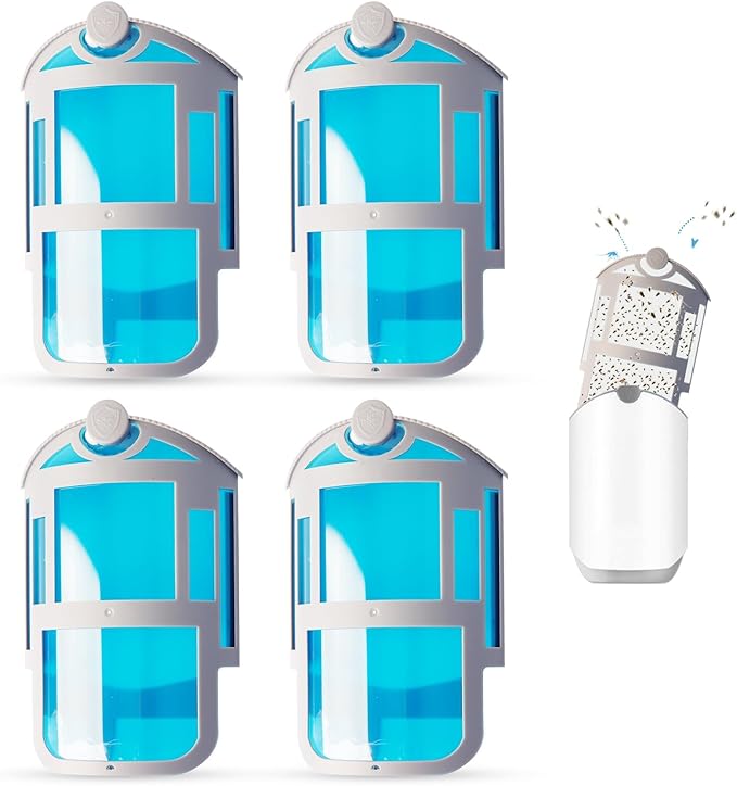 4 Pack Refill Cartridge Kit Compatible with ZEVO Refill M364, Refill Compatible with Plug in Light M364 and Max