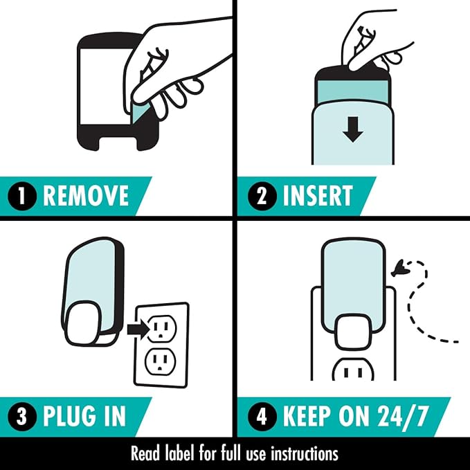 STEM Light Trap Refill Cartridges, Indoor Fruit Fly Trap, Effective Insect Control for Home, Attracts and Traps Flying Insects, Compatible with STEM Light Trap, 2 Count (Pack of 8)