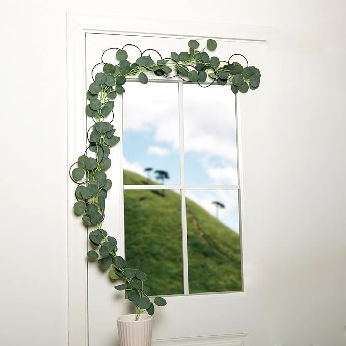 17PCS Metal Trellis for Climbing Plants Indoor/Outdoor - Pothos Plant Climber Support, Wall Trellis, Vine Plant Support, Garden Lattice for Climbing Plants - Small Indoor Hanging Trellis