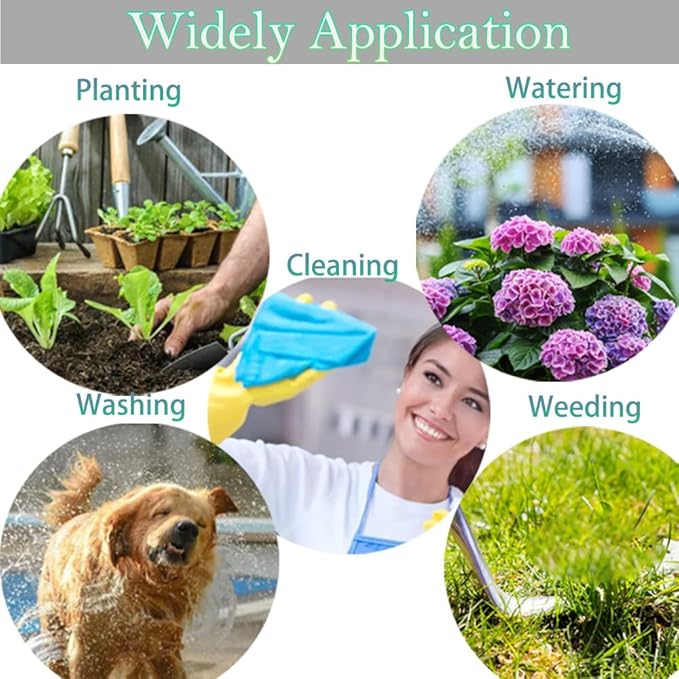 3L Garden Sprayer, Handheld Pump Weed Sprayer 0.8Gallon Hand Pressure Sprayer (3L-2PCS-Blue)