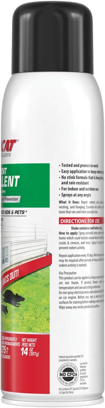 Tomcat Repellents Rodent Repellent Continuous Spray, 2-Pack,14 oz