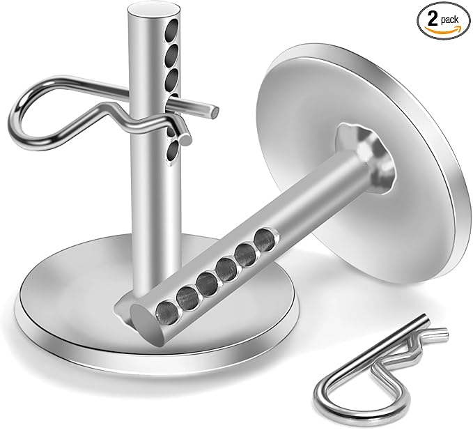 2-Pack Replacement Snow Plow Skid Shoes,Quick Release Adjustable Pin Lock Plow Skid Feet Replacement Compatible with 2014-2020 Polaris RZR 2205071 2208864