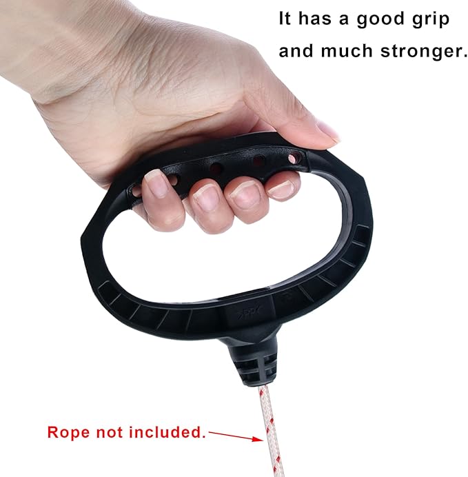 ZLKSKER Gasoline Engine Starter Handle Grip, Recoil Starter Pull Handle for Lawn Mower Generator Trimmer Snowblower, 2pcs