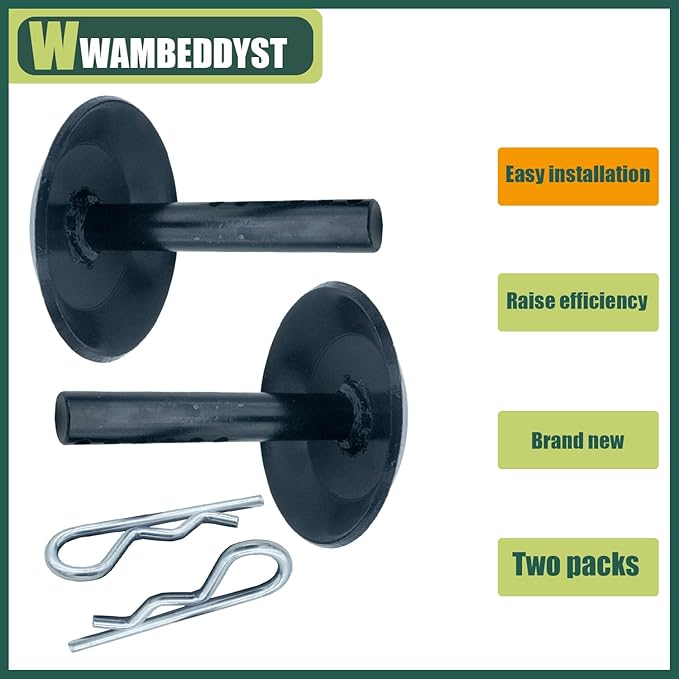 69212 Snow Plow Skid Shoe Blade Protector Skid Shoe Replacement Plow Skids (2-Pack)