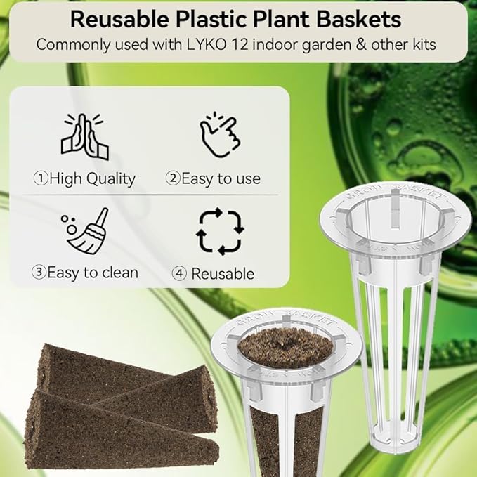 inbloom Herb Seed Pods Kit for AeroGarden, 7-Pods with Basil, Cilantro, Parsley Seed Hydroponic Growing System Kit, Seeds Starter Pod for idoo, Ahopegarden Gardening Supplies