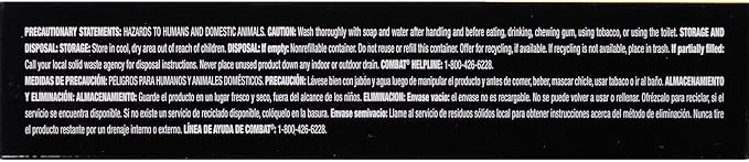 Combat Max Large Roach Killing Bait, 8 count (Pack of 1)