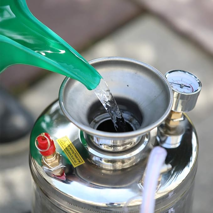 CLICIC Stainless Steel Sprayer Professional with Backpack (1.5 Gallon)