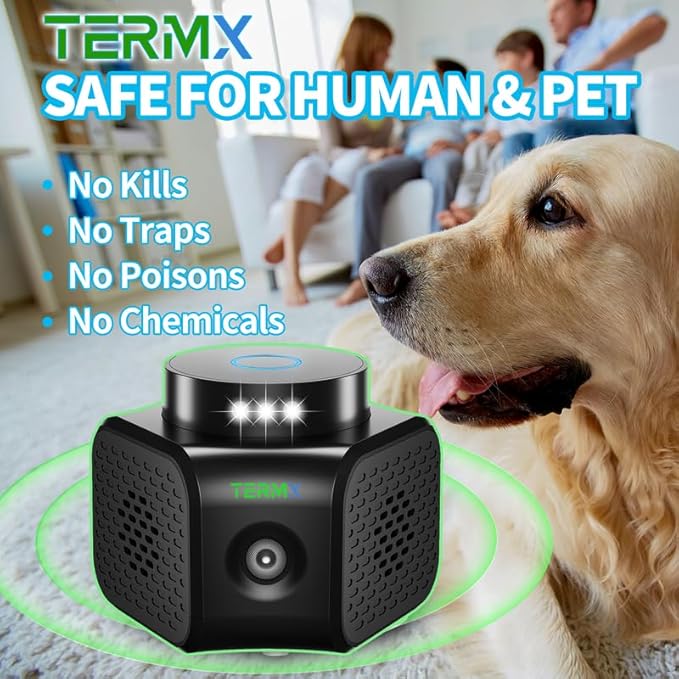 Rat Repellent for House Best Thing to Get Rid of Mice with 4 Modes Attic Rodent Deterrent Looking The Best Ultrasonic Pest Repeller Indoor No Touch Solution for House Garage Warehouse RV etc
