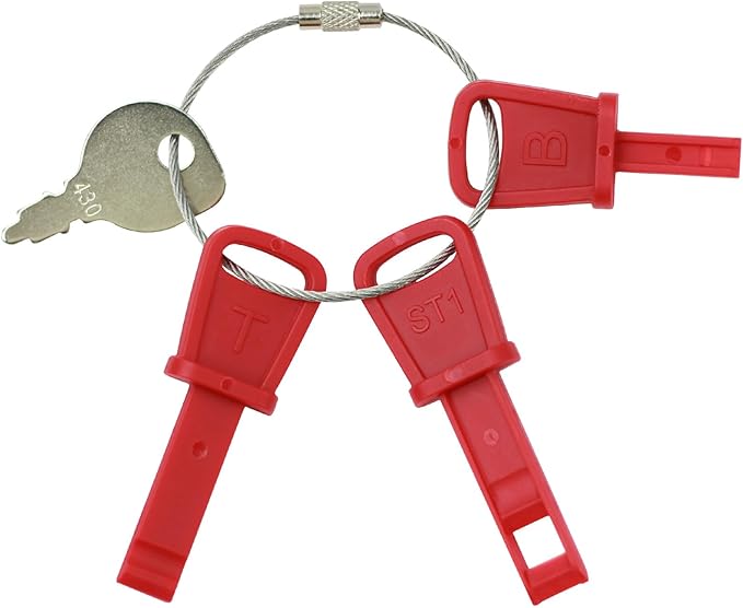Universal Snow Blower Key Set 490-241-0008 Compatible with MD Craftsan Tecuseh Troy-BLT TRO Pouln Snowthrower 4Pcs