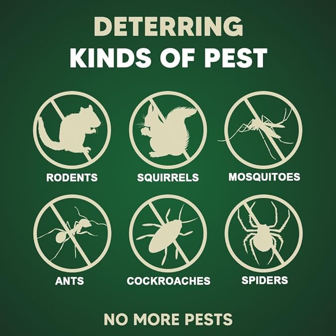 Pest Control Pouches, Mice Repellent Indoor, Rodent Repellent, Mouse Repellent, Mouse Deterrents, Rat Repellent for House,Roach,Spider,Roach,Ant,Mosquito,Silverfish and Lizard Repellent- 10P