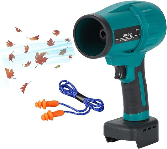 Jet Dry Mini Blower Compatible with Makita 18V Battery,Handheld Brushless Air Blower 240 MPH High Speed Fan for Garages, Yard, Car, Leaf Cleaning