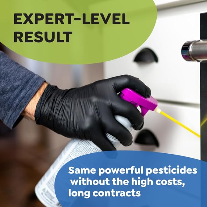 Riddy Pest Pro Kit, Effective Against 100+ Bugs, Includes Rechargeable Sprayer, Traps, Gloves & Tips Guide, Long-Lasting Barrier for Unwanted Pests Professional-Grade Treatment