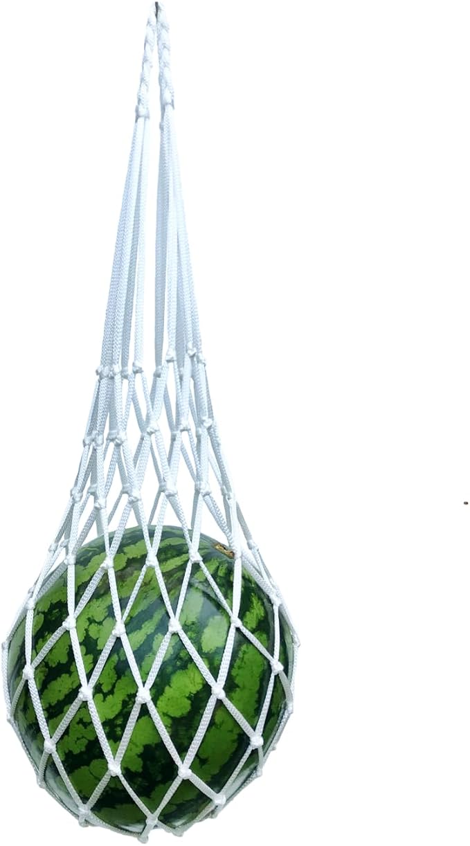 Belit 10 Pack Melon Hammock net Bag to Prevent Falling,Perfect for Growing Cantaloupe Pumpkin Watermelon in Vertical Garden White