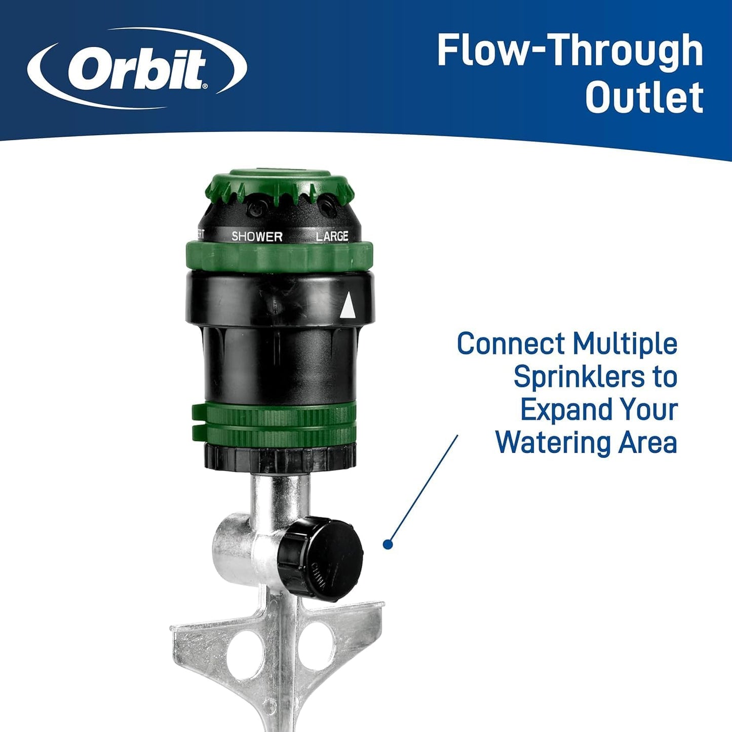 4-Pack Orbit 58573N H2O-6 Gear Drive Sprinkler
