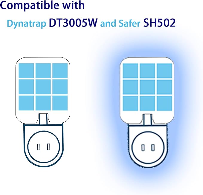24 Pack 23005-06 Sticky Cards Compatible Dynatrap DT3005W Dot,Safer Home SH502,Plug-in Indoor Refill Glue Boards Replacment for 23005-06