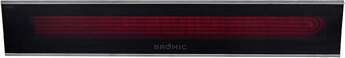 Bromic Platinum Smart Heat Marine 2300W Electric Patio Heater - Radiant Infrared, 220V-240V, Black Finish - BH0320015
