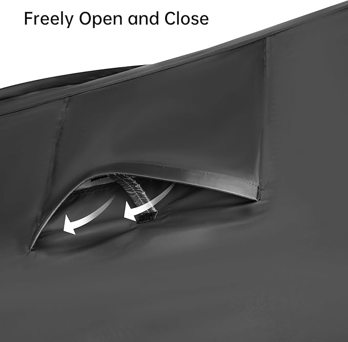 Travel Bike Storage Shed Tent - 210D Outdoor Portable Bicycle Storage Shed 8" L x 7.98" W x 10" H - Waterproof, UV Resistant, Portable Bike Shelter for Outdoor Protection (Black)