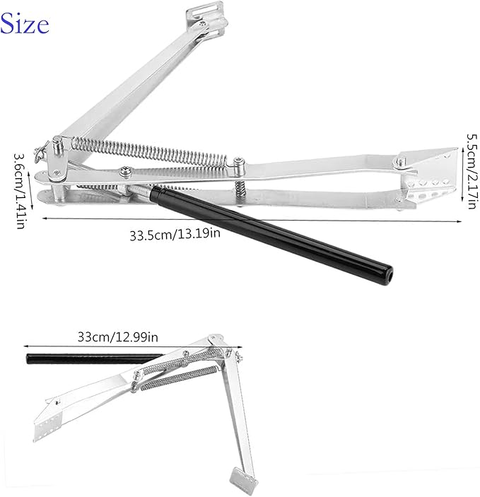 Greenhouse Automatic Window Opener Auto Greenhouse Acessories with Solar Power Sensor Vent Roof Opener Replacement Cylinder Temperature Control Lifts 7kg/15Lbs (Double Springs Opener)