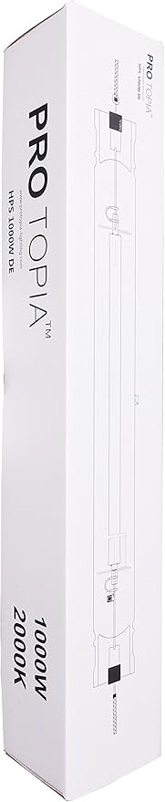 HPS1000W Double Ended high Pressure Sodium Grow Light Bulb High PAR Enhanced Warm Light Spectrums CCT 2100K Lamp for Plants Grow Light Bulbs for Indoor Plants Full Spectrum Grow Light Bulbs