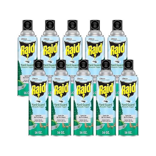 Raid Yard Guard Mosquito Fogger, 16 oz. (Pack of 10)