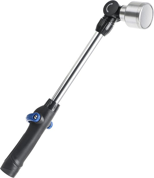 STYDDI Soft Rain Watering Wand with Pivoting Head and Thumb Control, 18" Gentle Classic Rain Wand with 1008Holes Stainless Head, Perfect for Hanging Baskets, Planters, Greenhouses and Seedbed