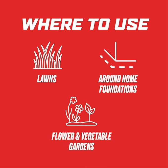 Ortho Lawn Insect Killer Granules: Treats up to 20,000 sq. ft., For Yard, Garden & Landscapes, Works on Listed Ants, Spiders, Fleas & Ticks, 20 lbs.