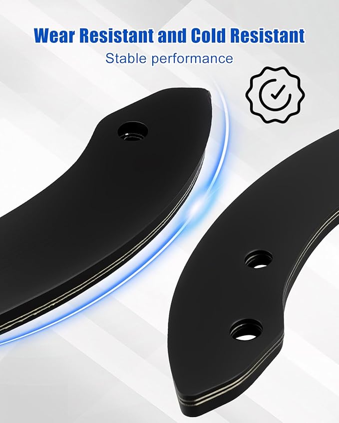 Snow Shovel Rubber Propeller Blades Fit for Honda HS520 HS720 Replace 72427-V10-020 72428-V10-020 72443-V10-020