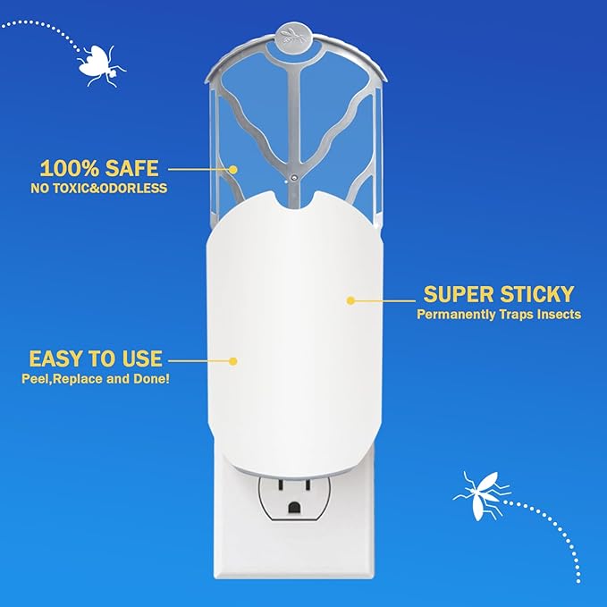 BAIMNOCM 33 Pack Refills Cartridge Compatible with Zevo Flying Insect Trap Refill M364 M364A and Max,White