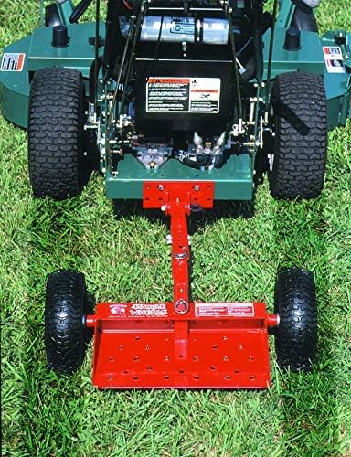 Jungle Jim's Jungle Wheels Lawn Mower Sulky for Lawn and Landscape Professionals (Red Jungle Wheels)