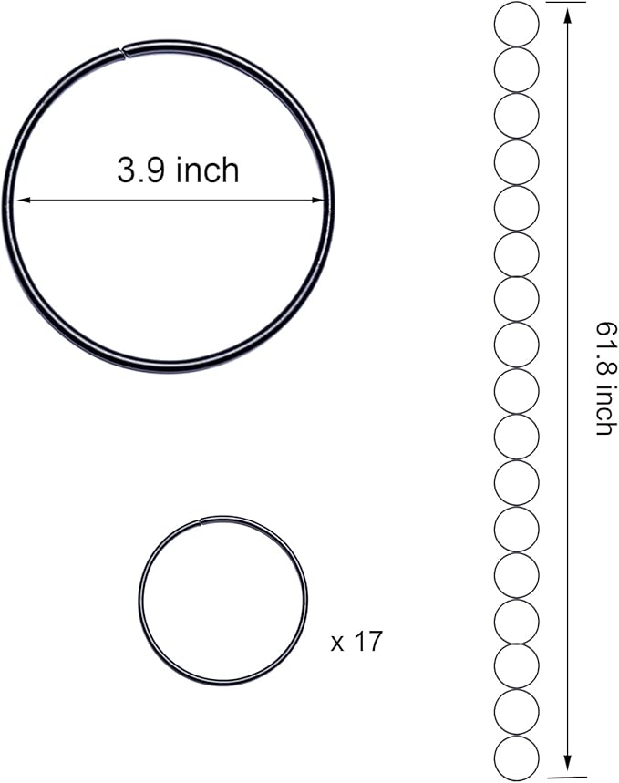 17PCS Metal Trellis for Climbing Plants Indoor/Outdoor - Pothos Plant Climber Support, Wall Trellis, Vine Plant Support, Garden Lattice for Climbing Plants - Small Indoor Hanging Trellis