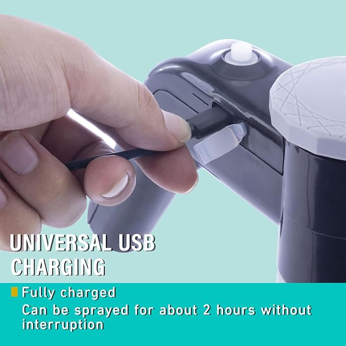 electric sprayer, watering can，garden sprayer you may never have seen, Cola bottle for direct use, USB fast charging with adjustable spout for gardening, Yard, Cleaning