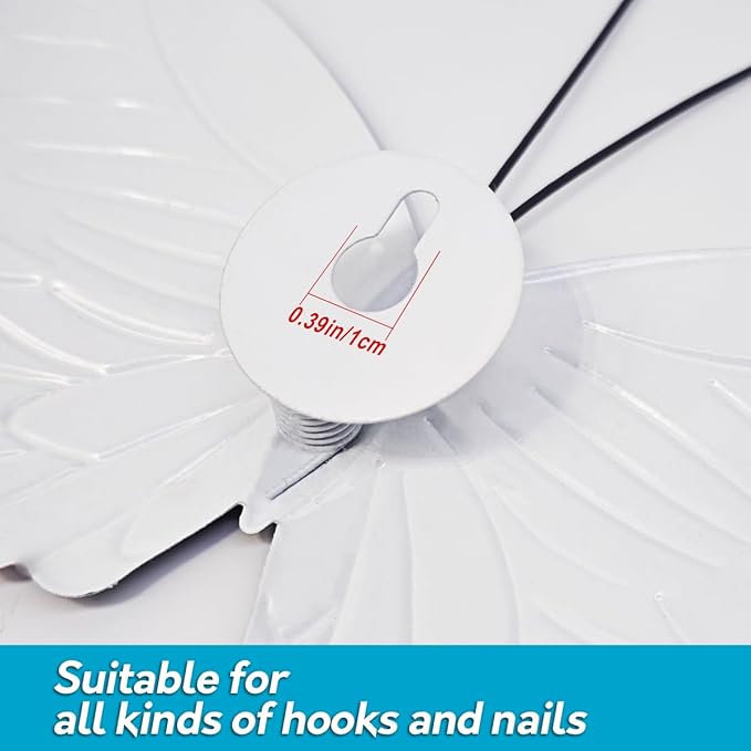 EOORAU Metal Butterfly Wall Outdoor Decor - 5 Pack Metal Butterflies Wall Art Sculpture Hanging Decor for Home Yard Patio Garden Decorations