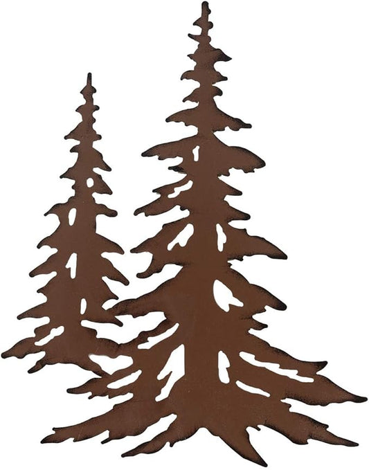 BLACK FOREST DECOR Ponderosa Double Pine Wall Art