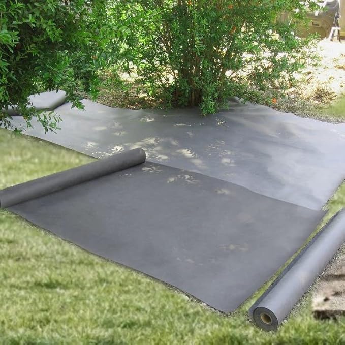 Agfabric Non-Woven Weed Barrier 4x50ft Landscape Fabric Ground Cover,Heavy-Duty Weed Block for Gardening Mat,Erosion Control,Weed Control