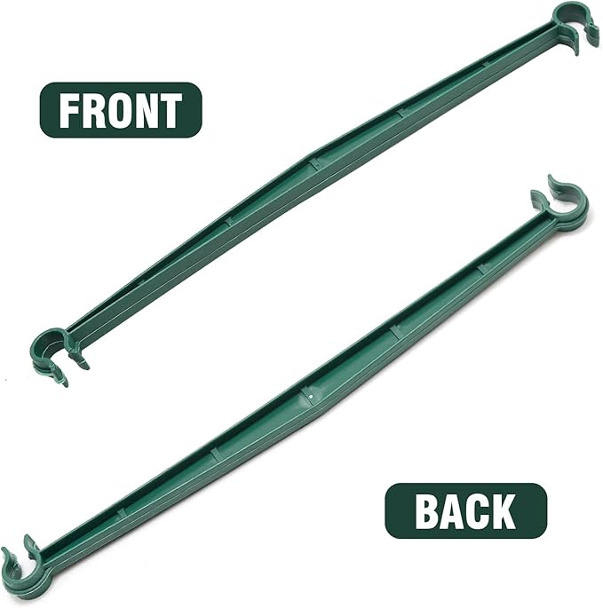 50PCS Stake Arms for Tomato Cage,11.8 Inches Expandable Trellis Connectors for Climbing Plants, Garden Plants, Vegetables, 16mm