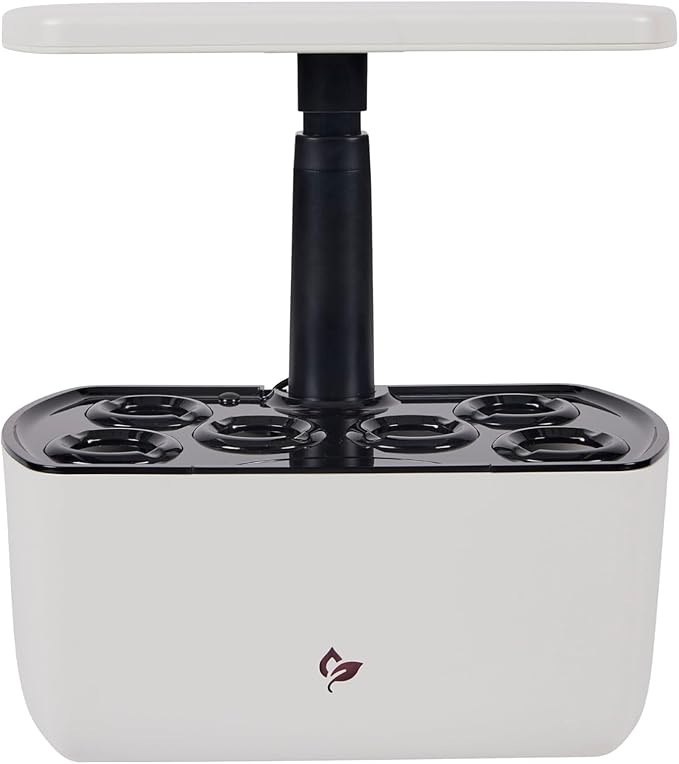 AeroGarden Harvest 2.0, Indoor Garden Hydroponic System with LED Grow Light, Holds up to 6 AeroGarden Pods, Cream