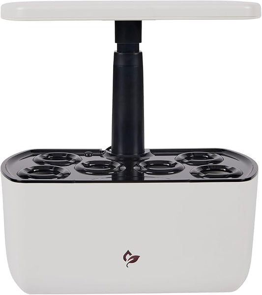 AeroGarden Harvest 2.0, Indoor Garden Hydroponic System with LED Grow Light, Holds up to 6 AeroGarden Pods, Cream